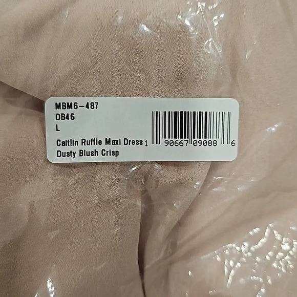 Show Me Your MuMu Caitlyn Ruffle Maxi Dress Size L - Picture 2 of 9